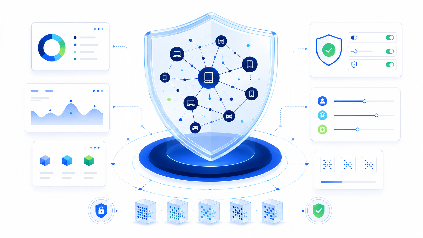 Privacy shield protecting a pseudonymous device identity graph